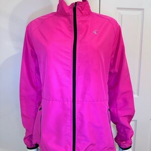 Lightweight RunAlp Windbreaker Packable Jacket Size XL Pink